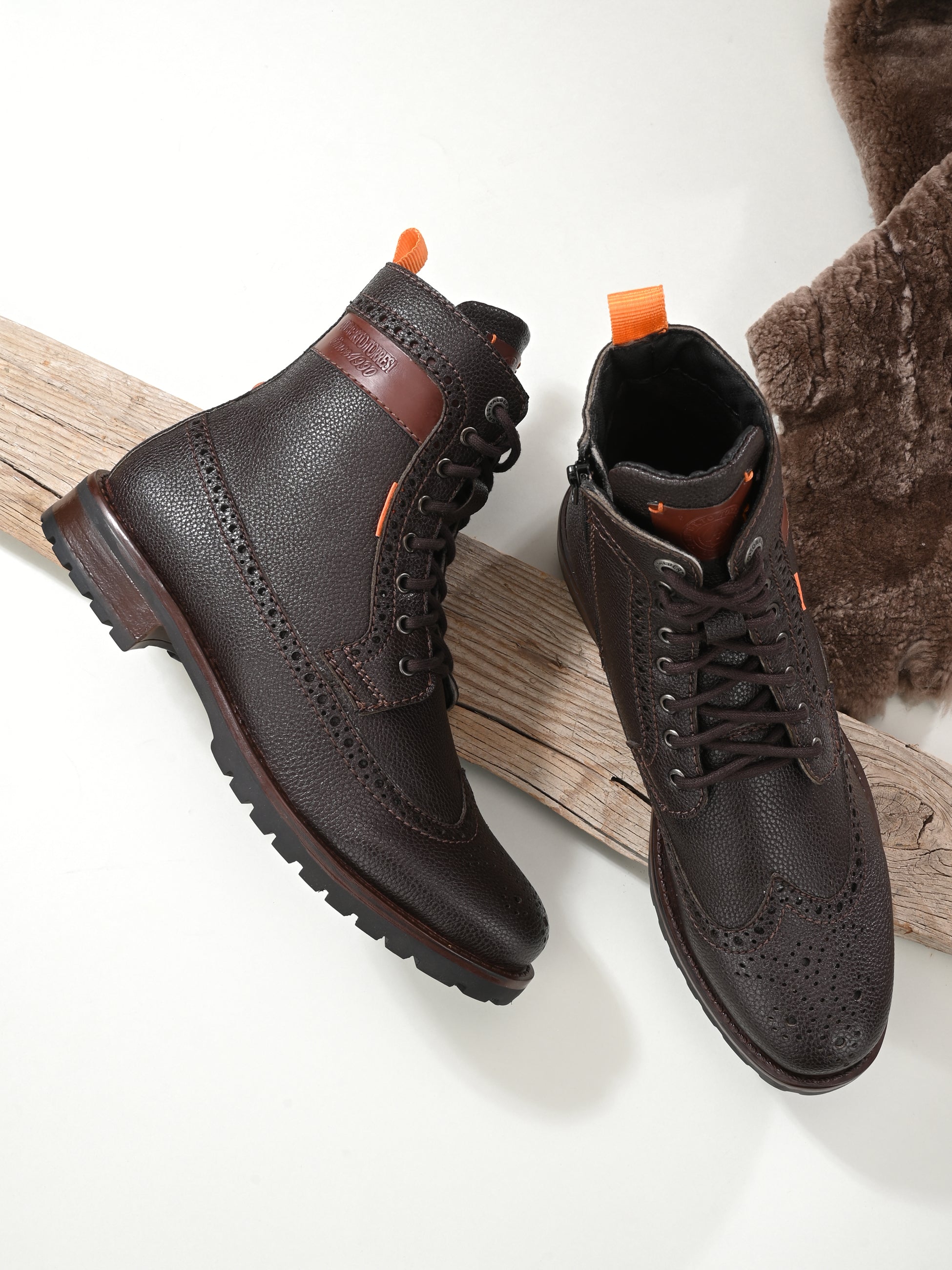 Alberto torresi fashion men's leather boots