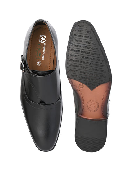 Alberto Torresi Black Slipon formal Shoes