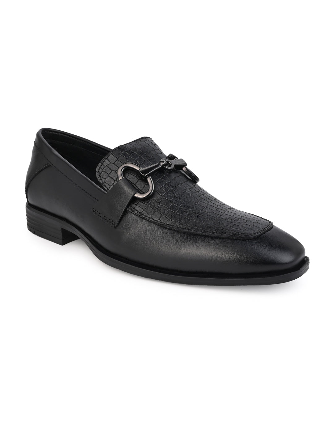 Alberto Torresi Premium Branded Horsebit Formal Synthetic Loafer With TPR Sole And Heel Support