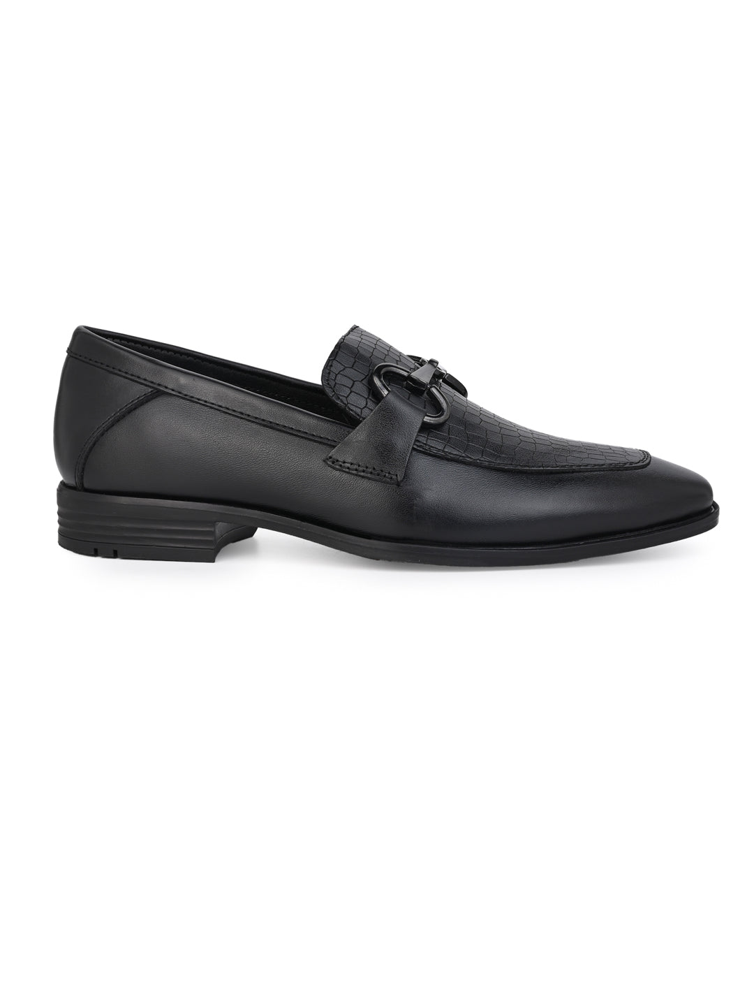 Alberto Torresi Premium Branded Horsebit Formal Synthetic Loafer With TPR Sole And Heel Support