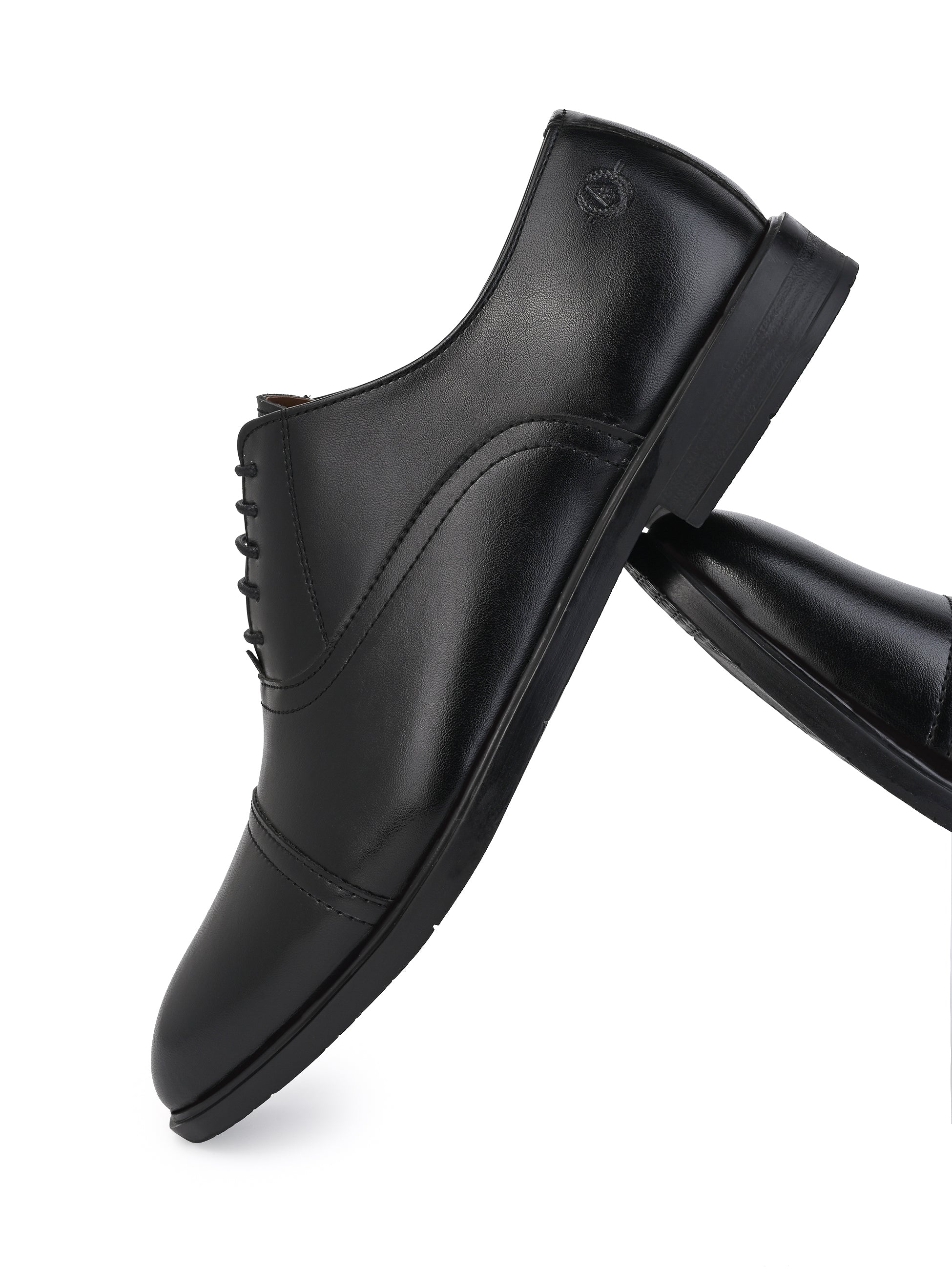 Alberto Torresi Black Synthetic formal Shoes