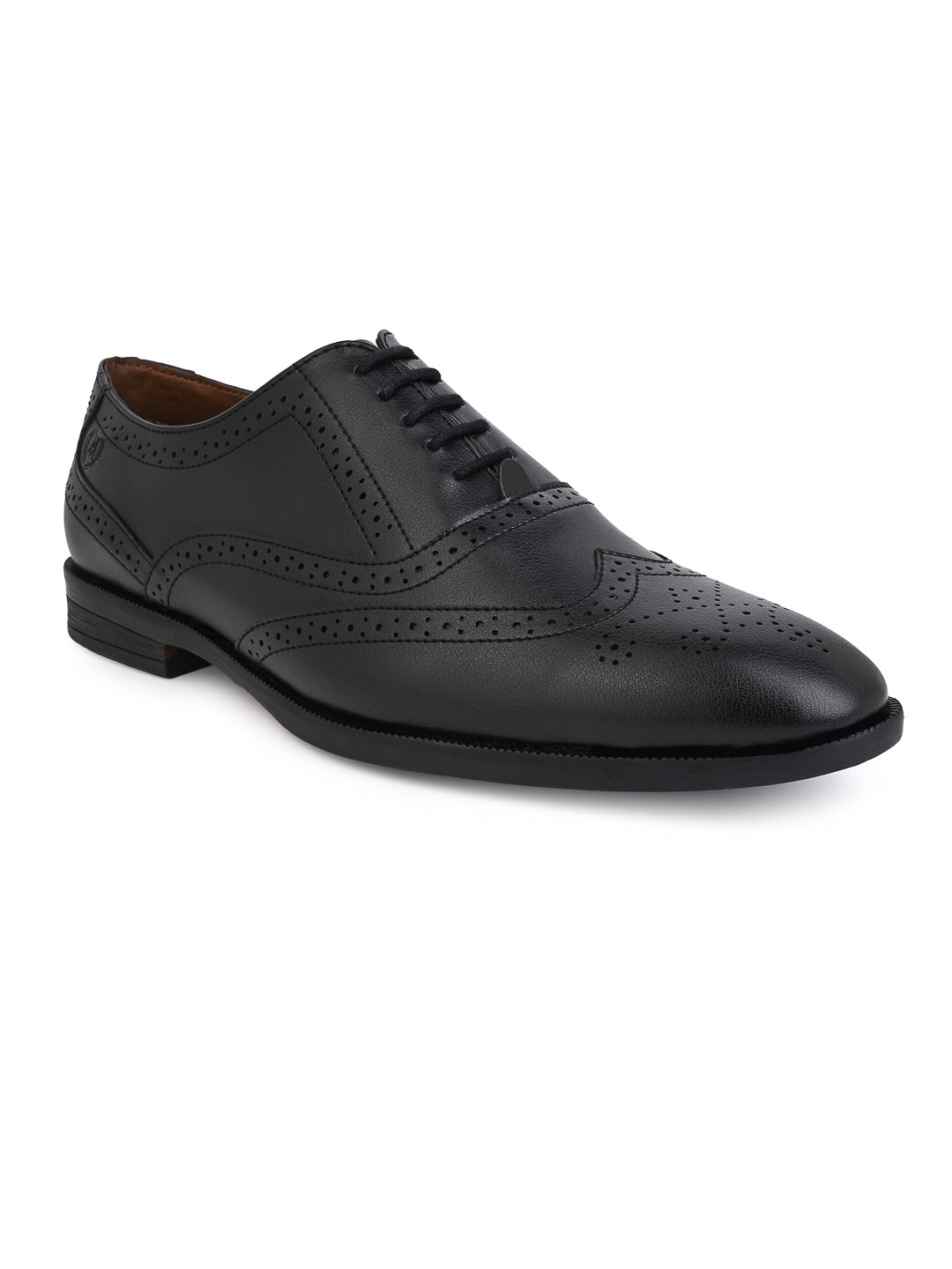 Alberto Torresi Black formal Brogue Shoes