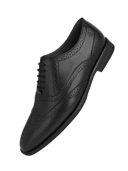 Alberto Torresi Black formal Brogue Shoes