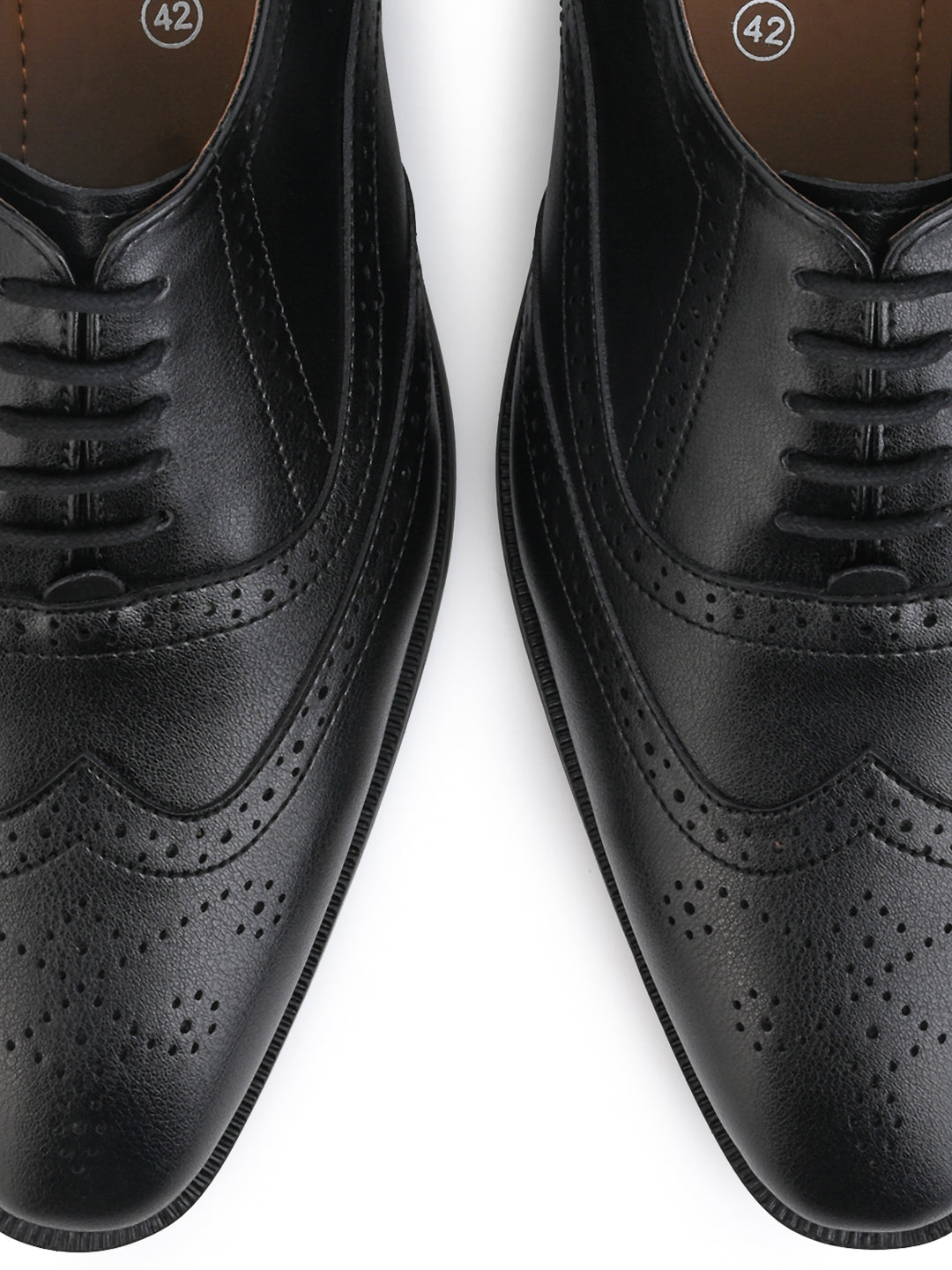 Alberto Torresi Black formal Brogue Shoes