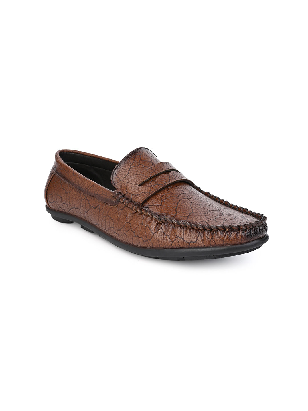 Alberto Torresi Synthetic Tan Loafers For Men