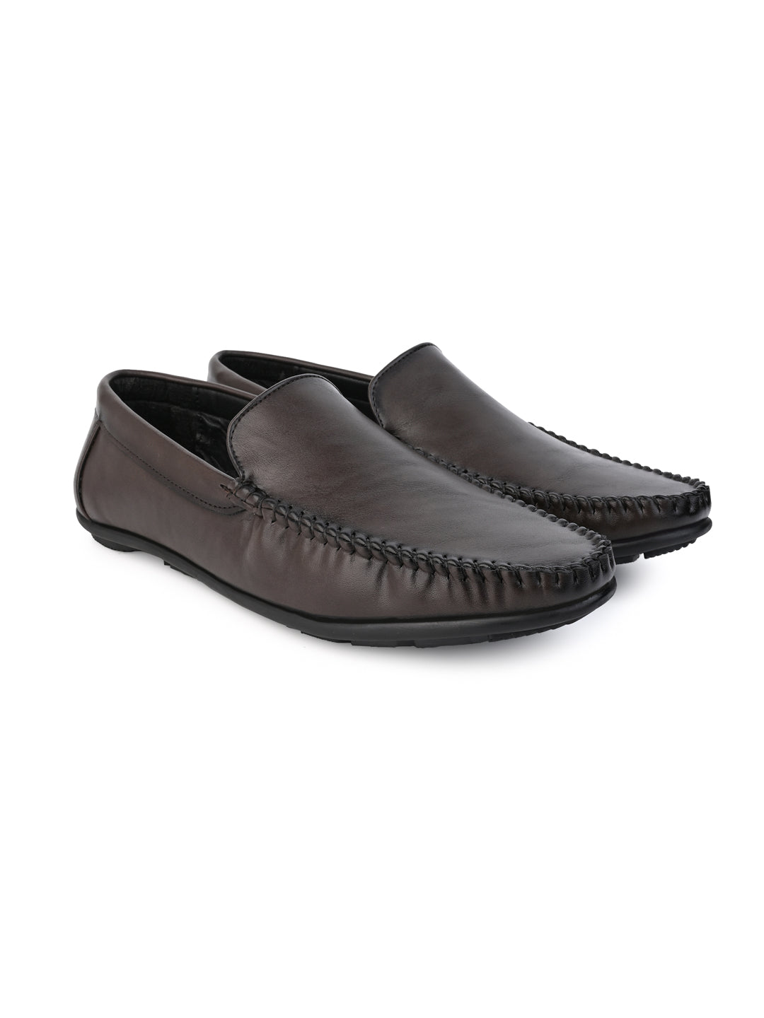 Alberto Torresi Synthetic BRown Loafers For Men