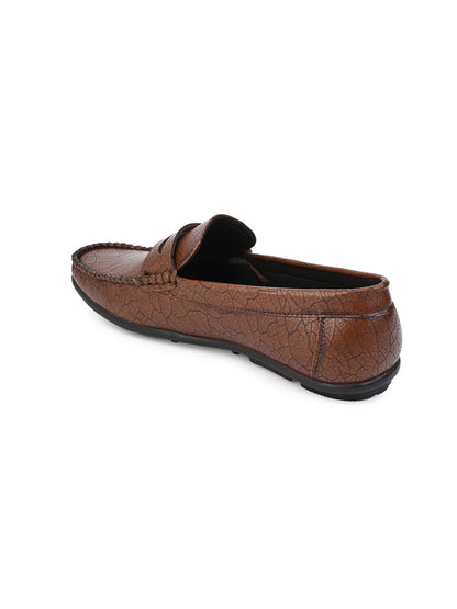 Alberto Torresi Synthetic Tan Loafers For Men