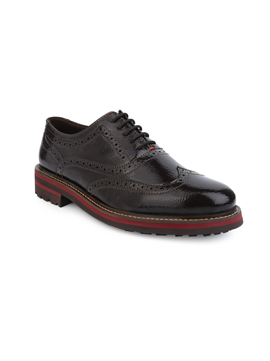 ALBERTO TORRESI MENS SEBESTIAN WING-TIP BROGUE SHOES FOR MEN