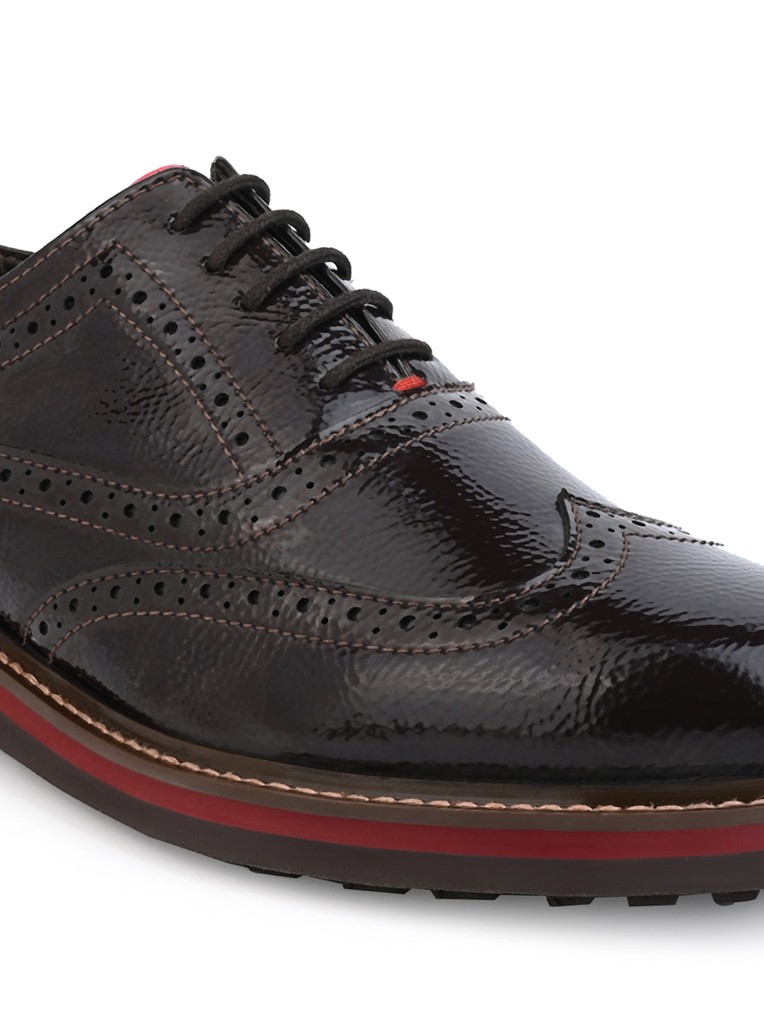 ALBERTO TORRESI MENS SEBESTIAN WING-TIP BROGUE SHOES FOR MEN