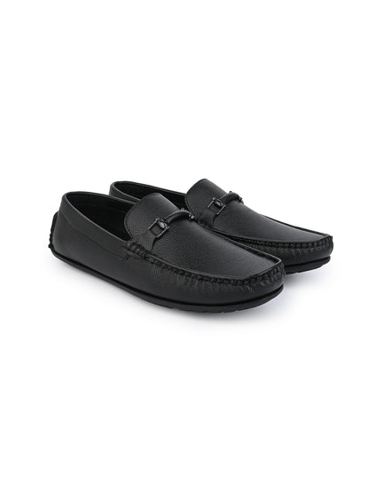 Alberto Torresi Mild Grained Synthetic Buckled Black Men&