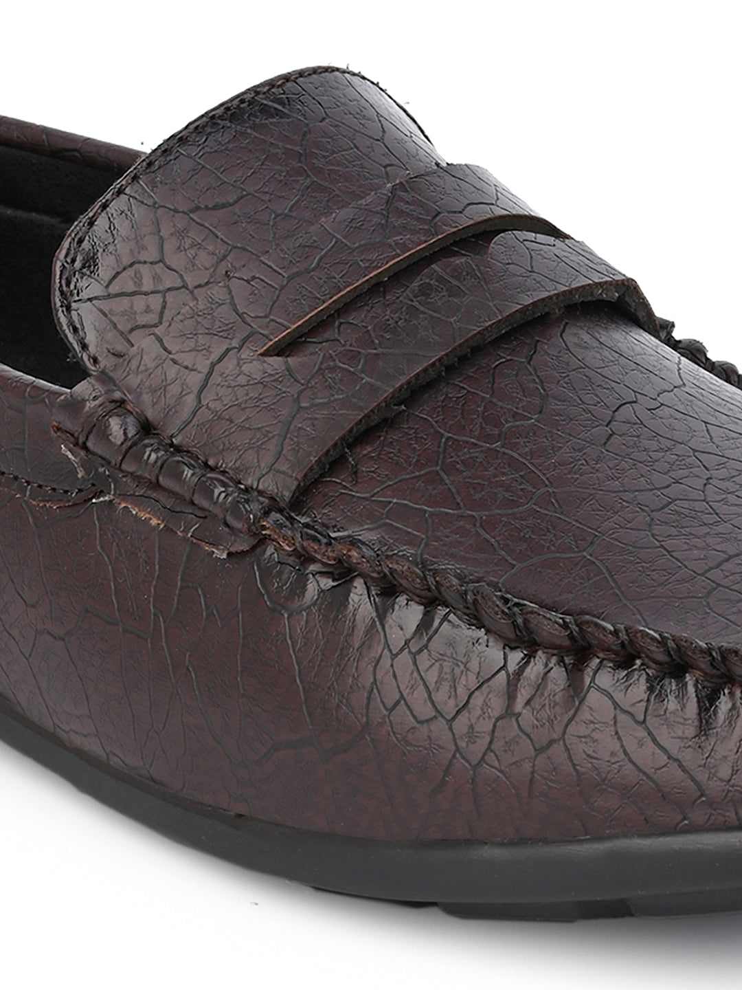 Alberto Torresi Synthetic Brown Loafers For Men