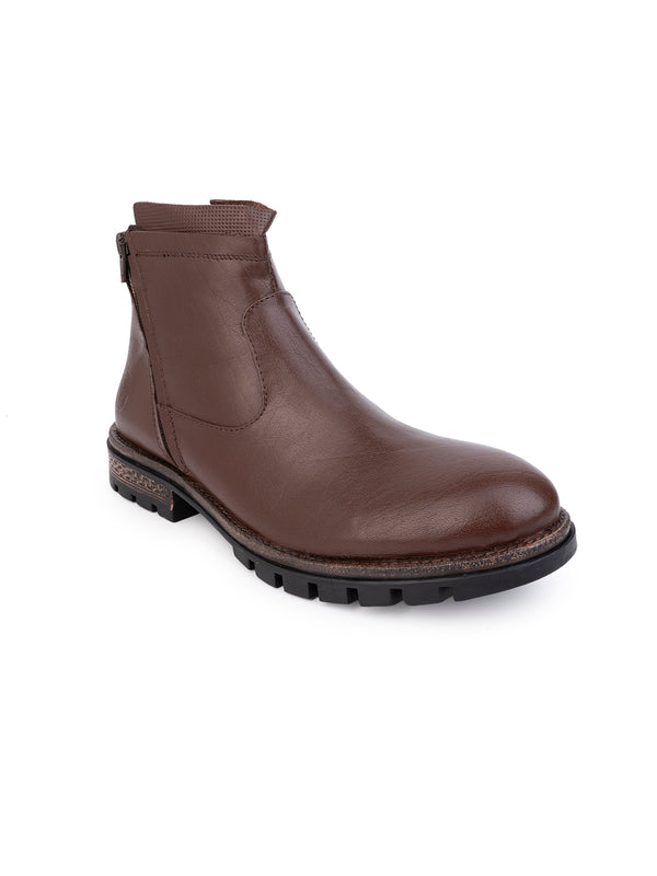 Brown Ankle Length Boots