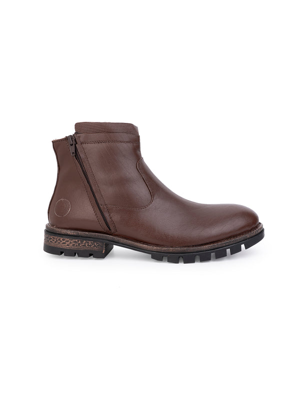 Brown Ankle Length Boots