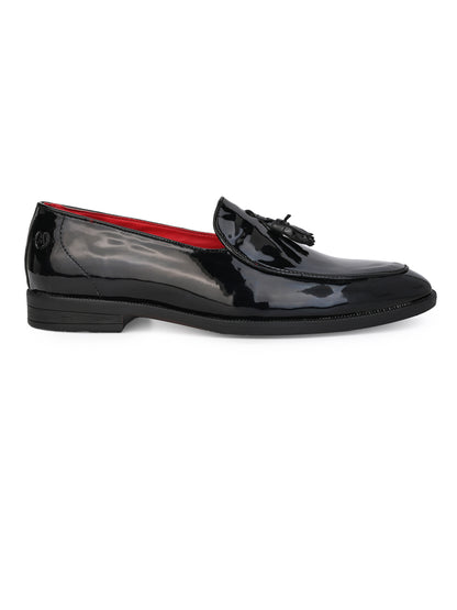 Alberto Torresi Black Patent Tassel Loaffer