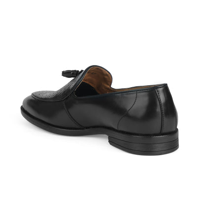 Alberto Torresi Black Slipon formal Shoes