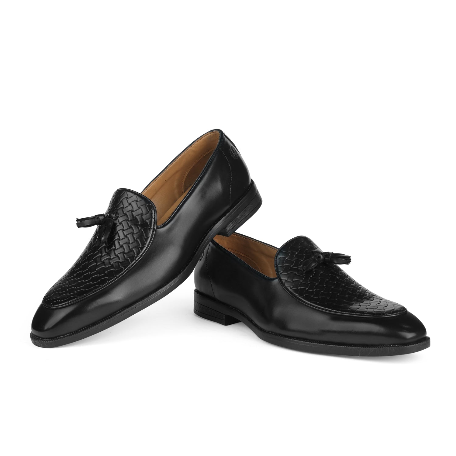 Alberto Torresi Black Slipon formal Shoes