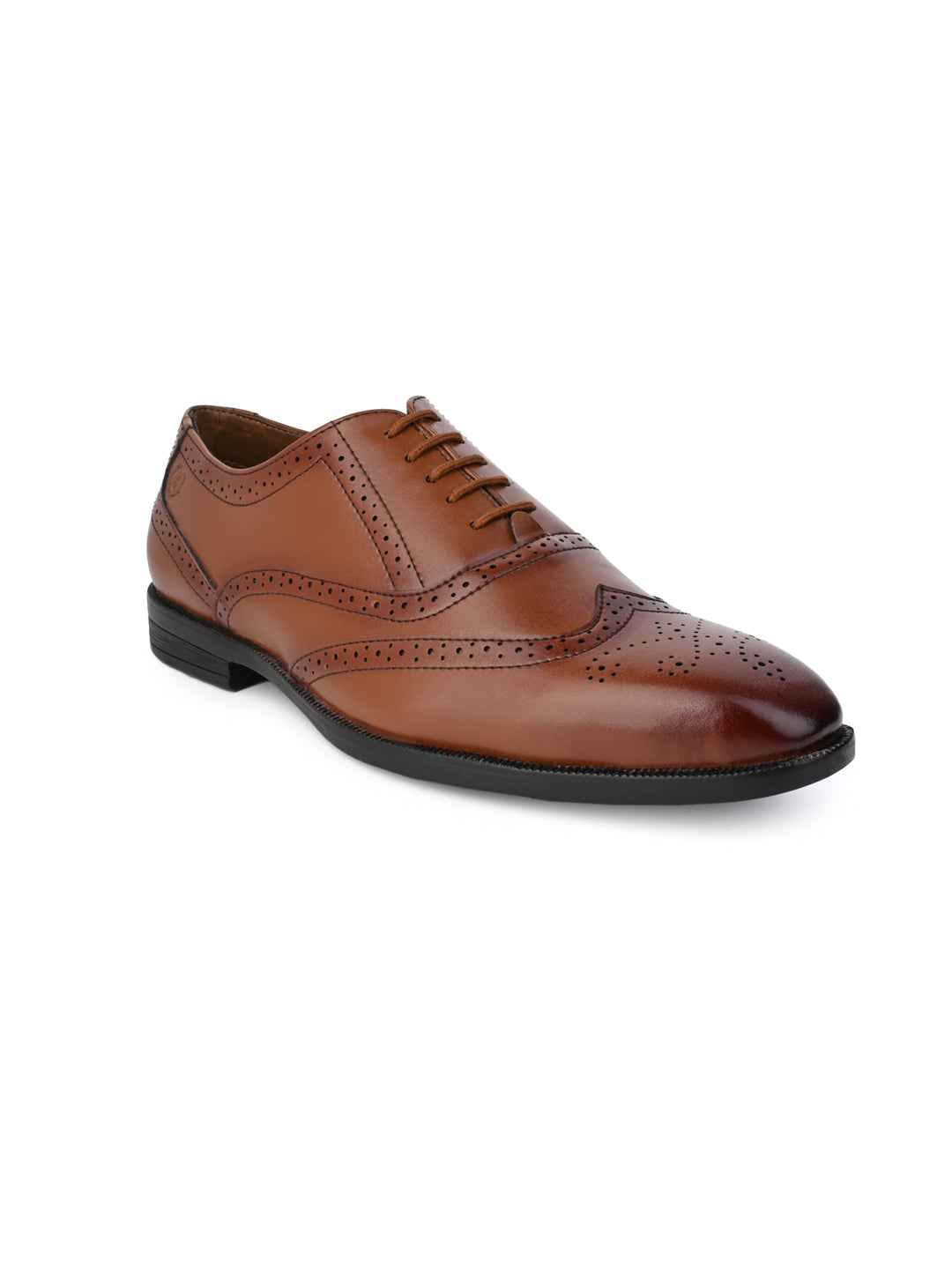 Alberto Torresi Tan formal Brogue Shoes