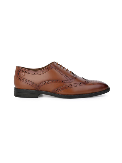 Alberto Torresi Tan formal Brogue Shoes