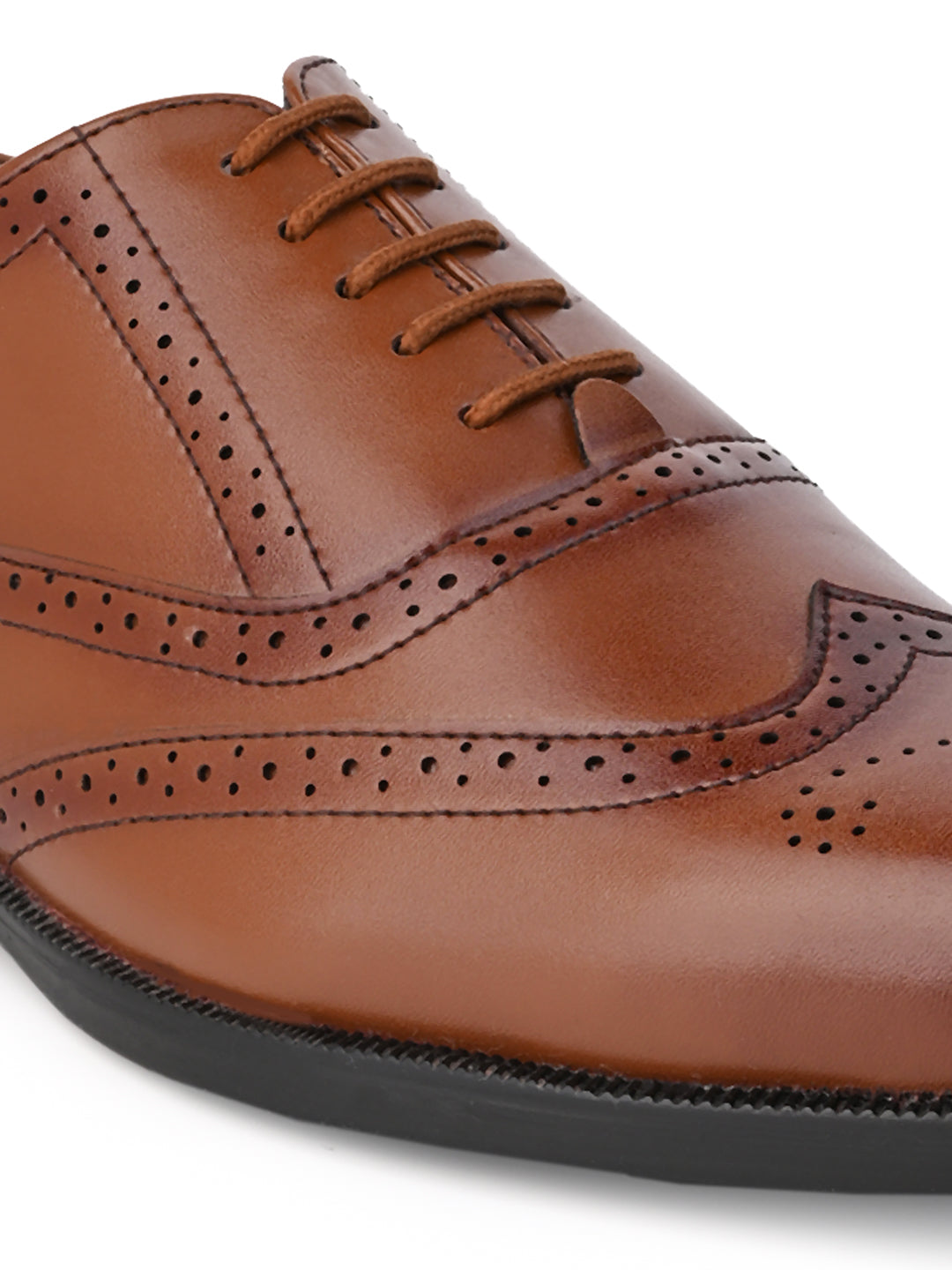 Alberto Torresi Tan formal Brogue Shoes