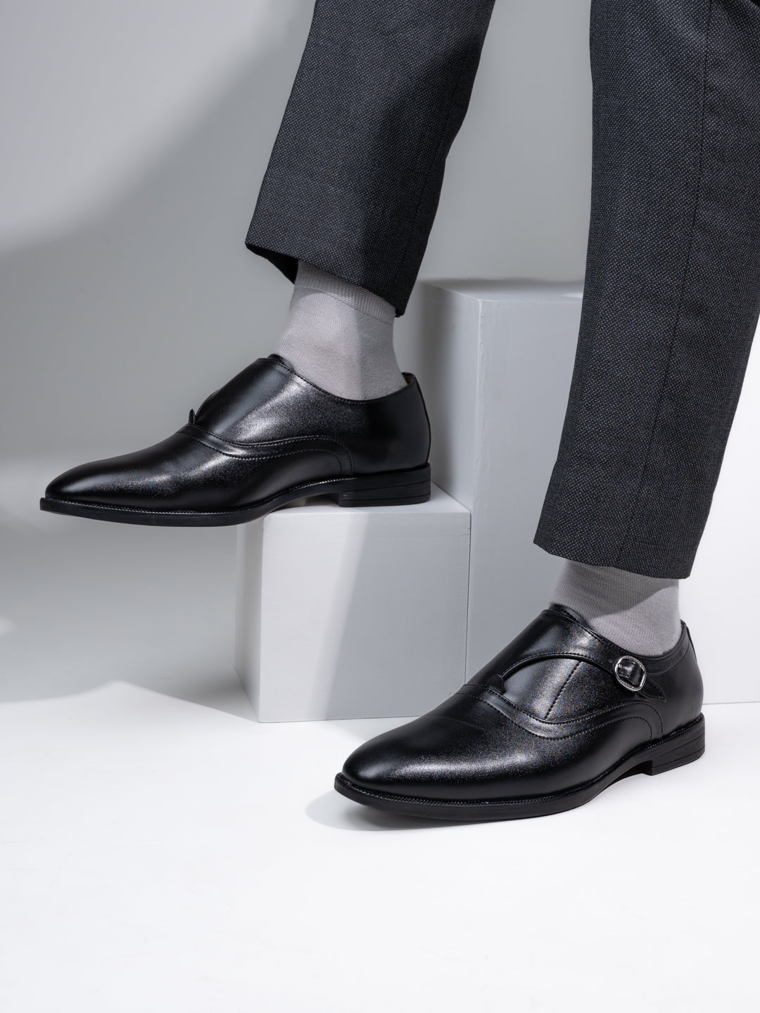 Alberto Torresi Black Slipon formal Shoes