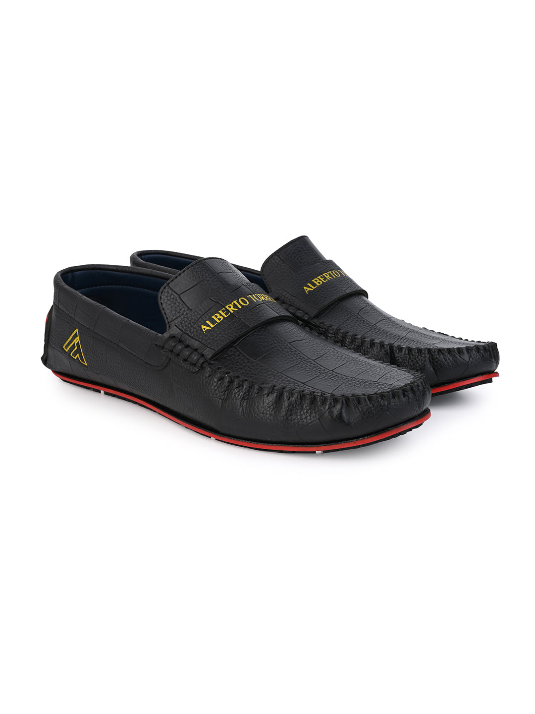 Alberto torresi Synthetic Black Casual Loafers