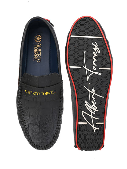 Alberto torresi Synthetic Black Casual Loafers