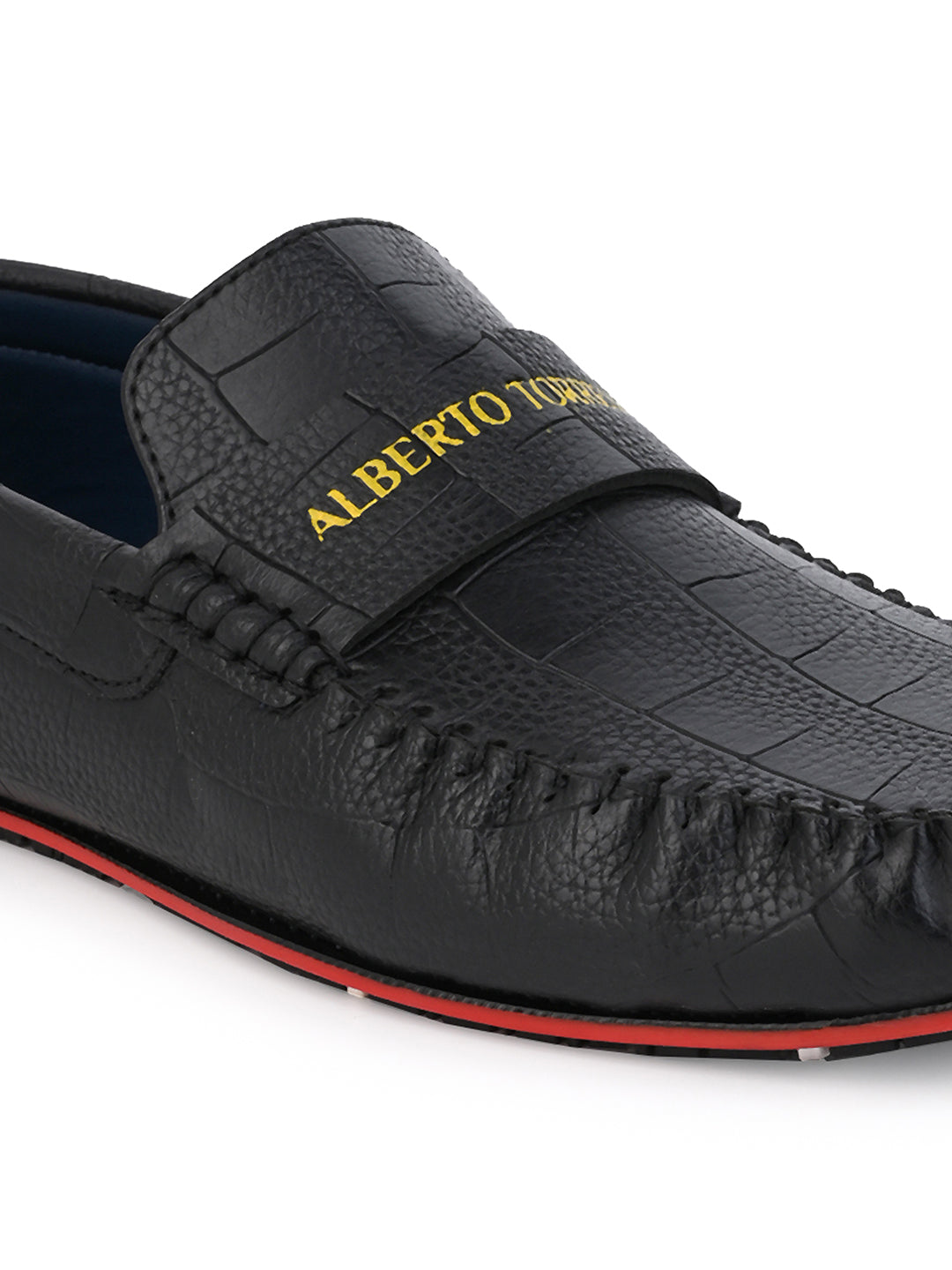 Alberto torresi Synthetic Black Casual Loafers