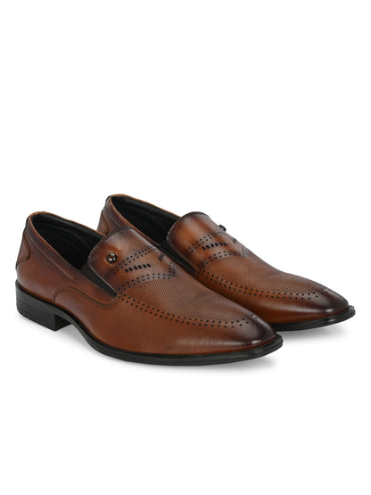 Alberto Torresi Tan Formal Shoe For Men