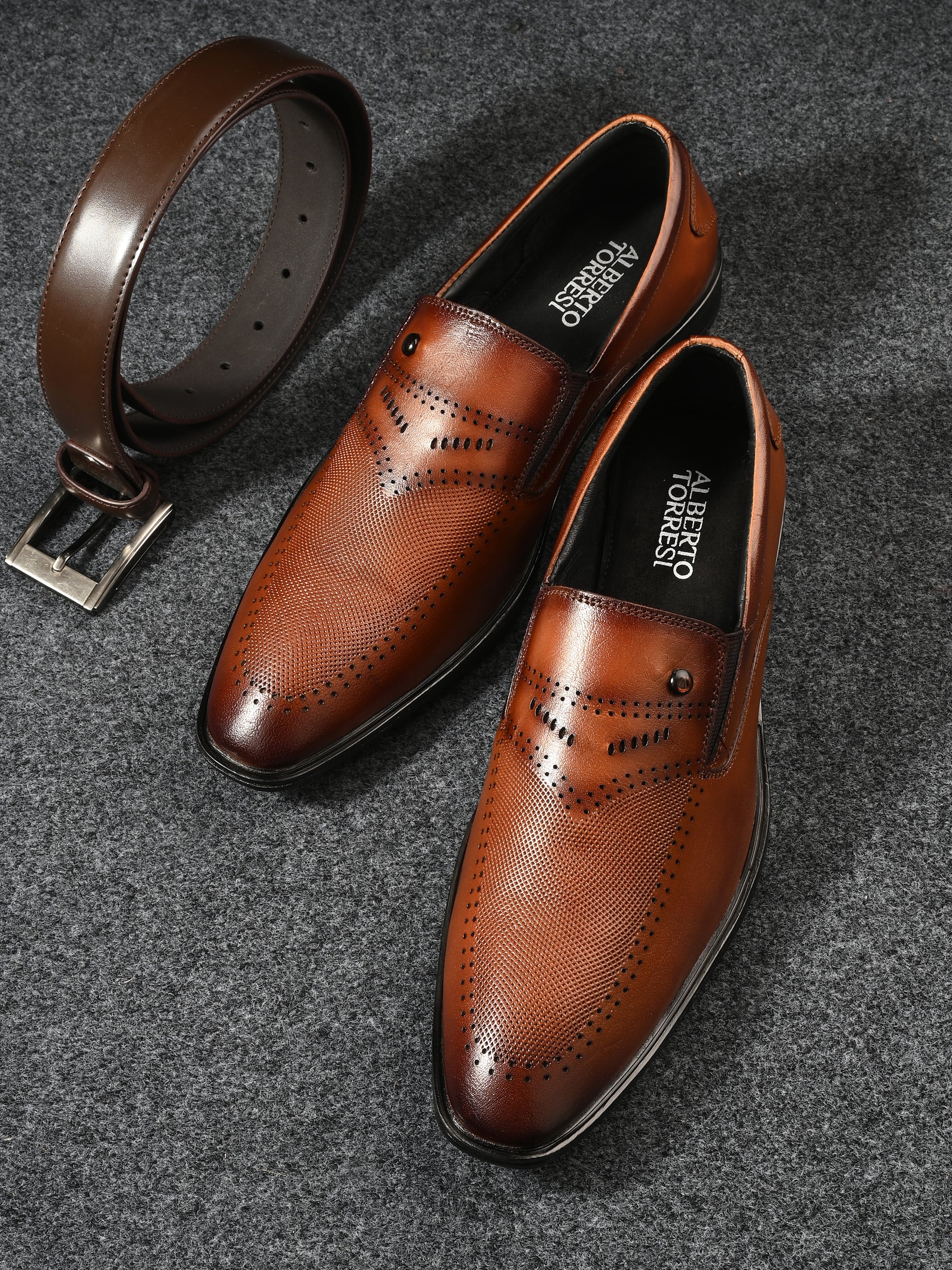 Mens tan formal shoes online