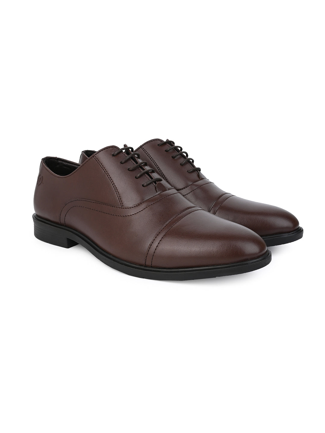 Alberto Torresi Brown Synthetic formal Shoes