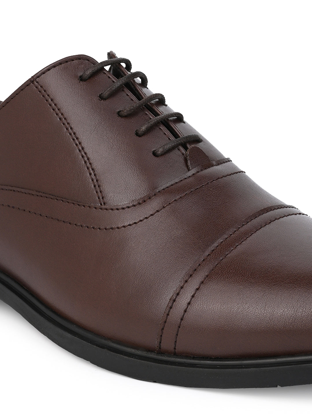 Alberto Torresi Brown Synthetic formal Shoes