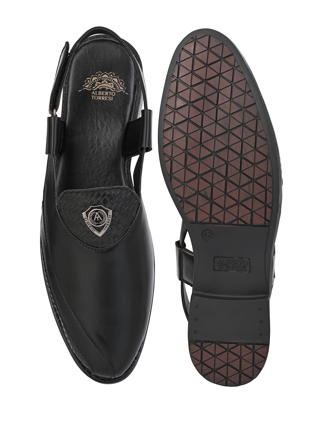 Alberto Torresi Peshawari Sandal With Padded Insole