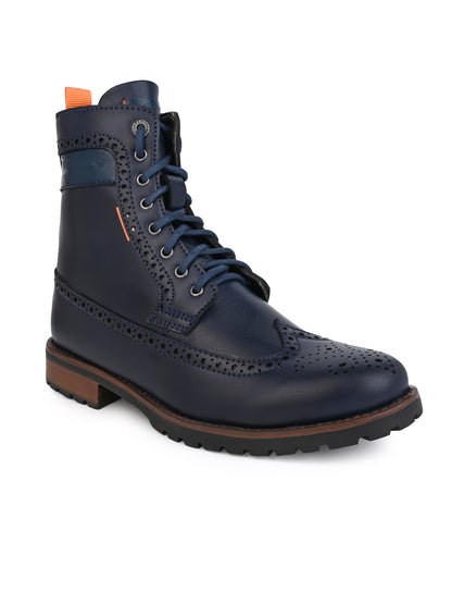 Alberto Torresi Men Blue Zayn Boots