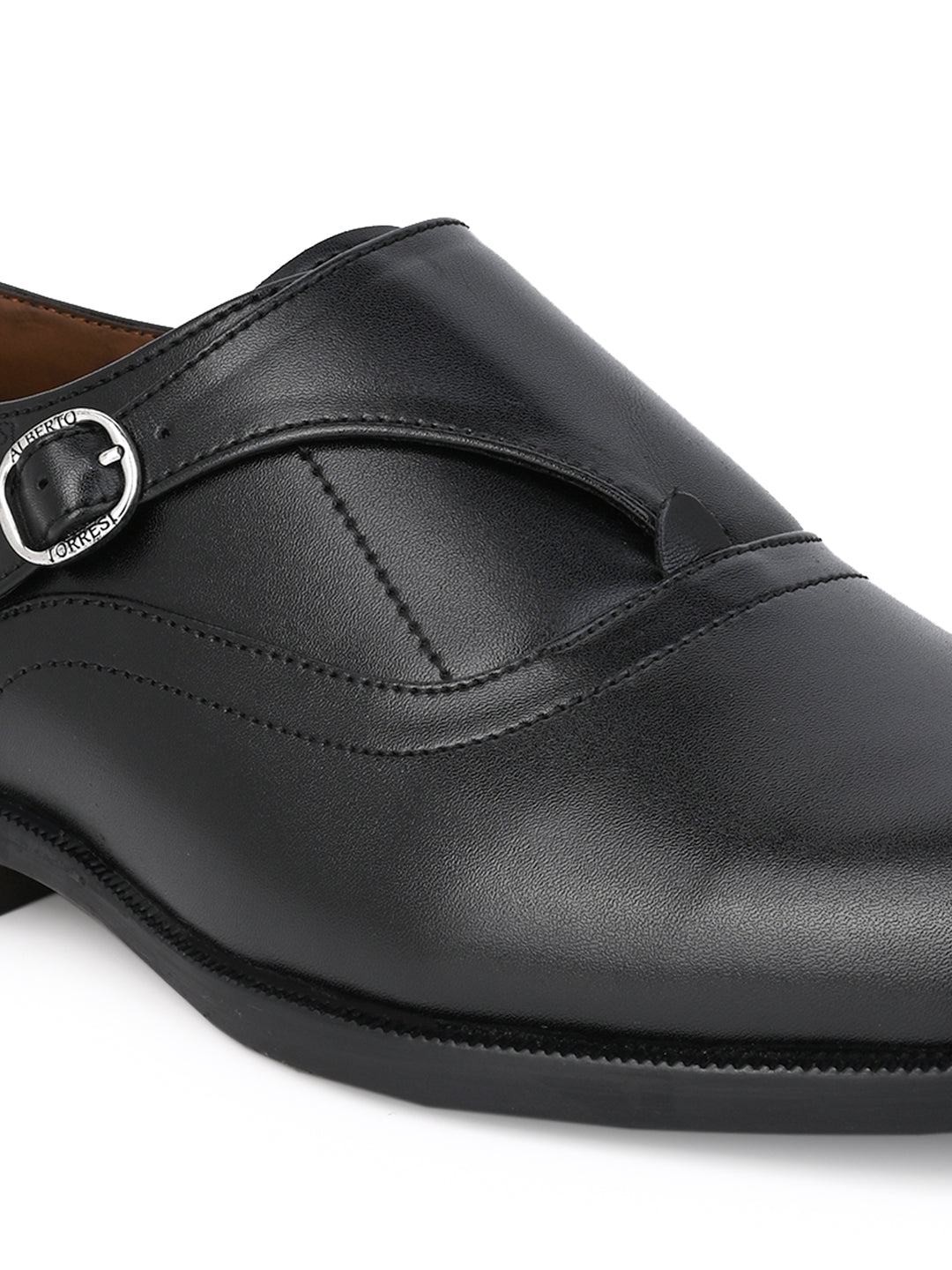 Alberto Torresi Black Slipon formal Shoes