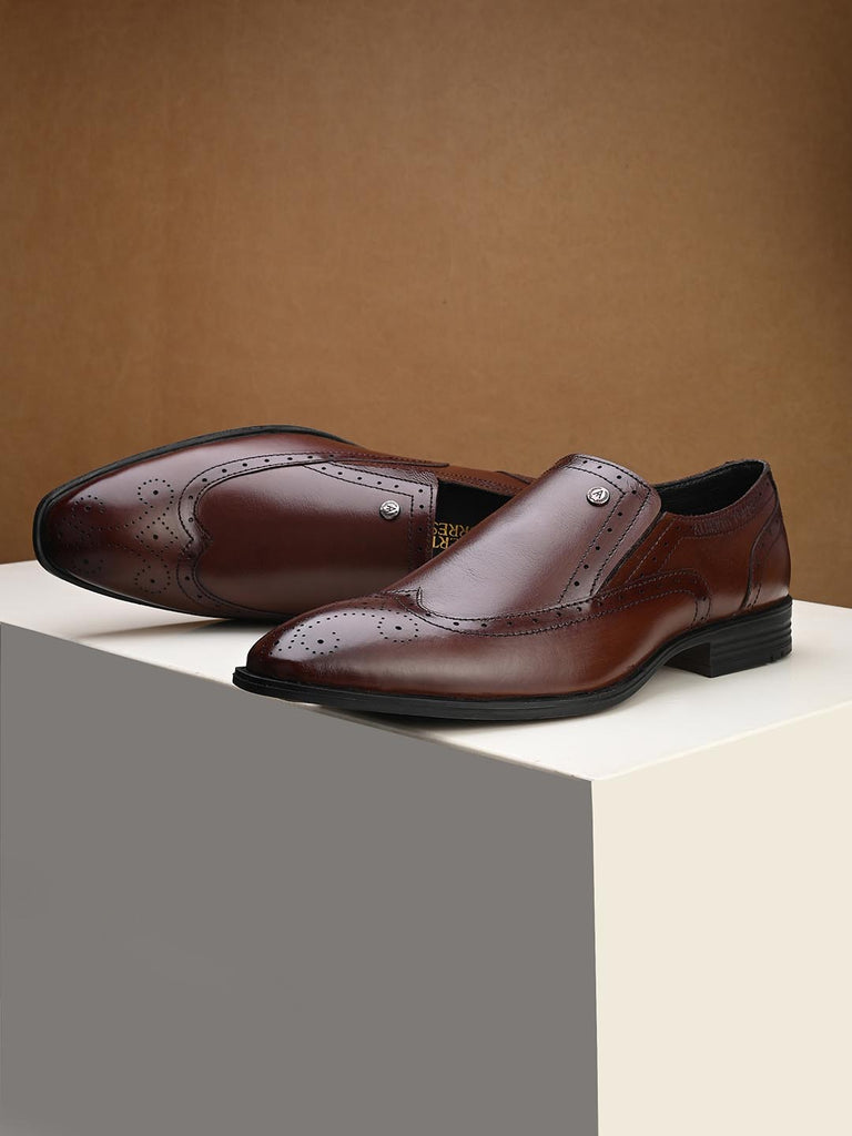 Mens slip deals on brogues