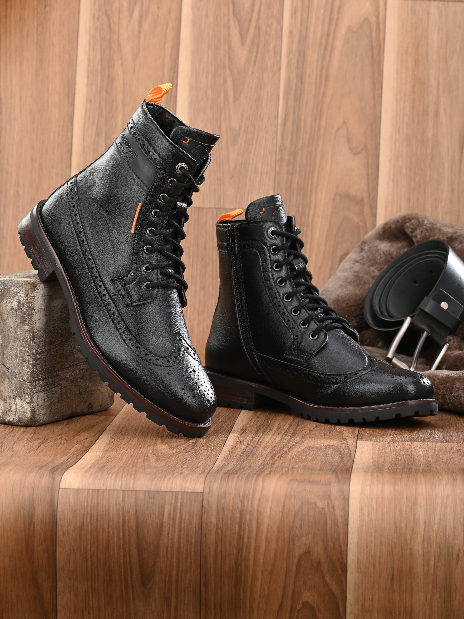 All fashion leather boots